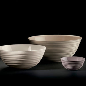 Bowl 'Tierra' con Tapa Blanco 3 Lts
