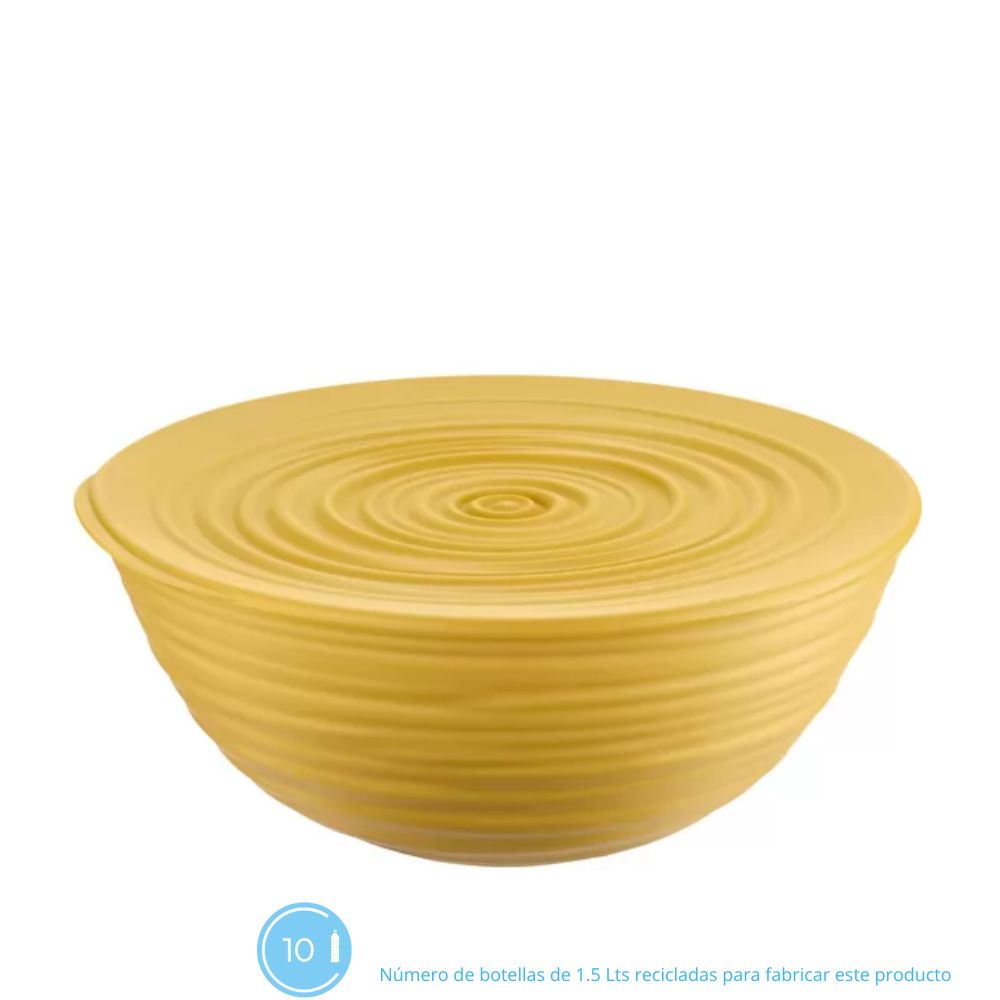 Bowl 'Tierra' con Tapa Mostaza 3 Lts