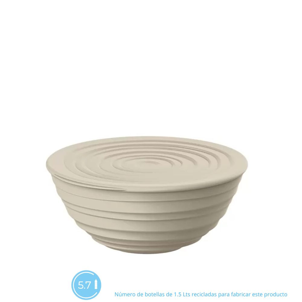 Bowl 'Tierra' con Tapa Arena 1 Lt