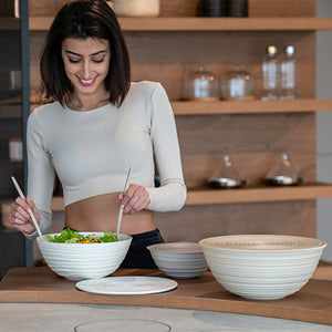 Bowl 'Tierra' con Tapa Arena 1 Lt
