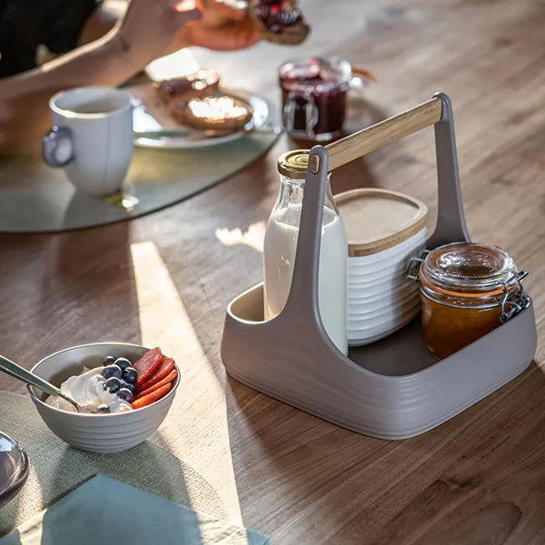 Contenedor Caddy 'Tierra'  Color Blanco