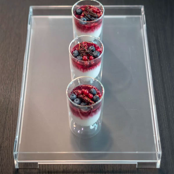 Bandeja Icons Transparente 46cms