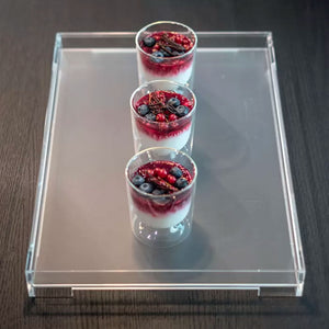 Bandeja Icons Transparente 32cms
