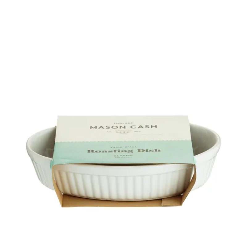 Fuente Classic Collection Ovalada Blanco 28 cms