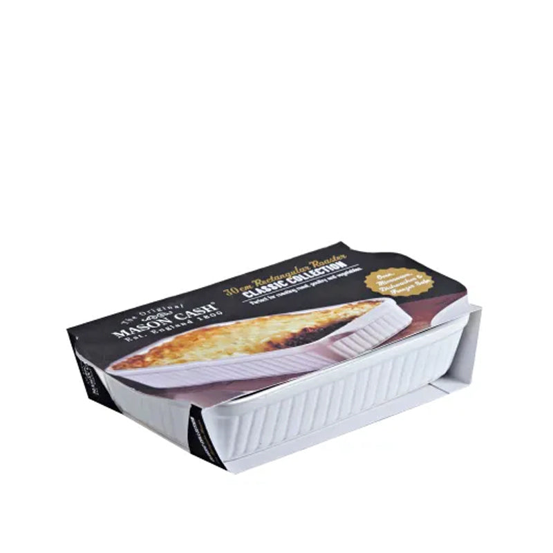 Fuente Classic Collection Rectangular Blanco 30 cms