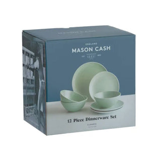 Juego Loza Classic Collection 12 Pzas Menta
