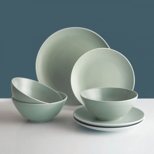 Juego Loza Classic Collection 12 Pzas Menta