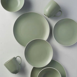 Juego Loza Classic Collection 12 Pzas Menta