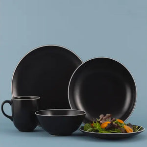 Plato Pasta Classic Collection Negro 23 cms