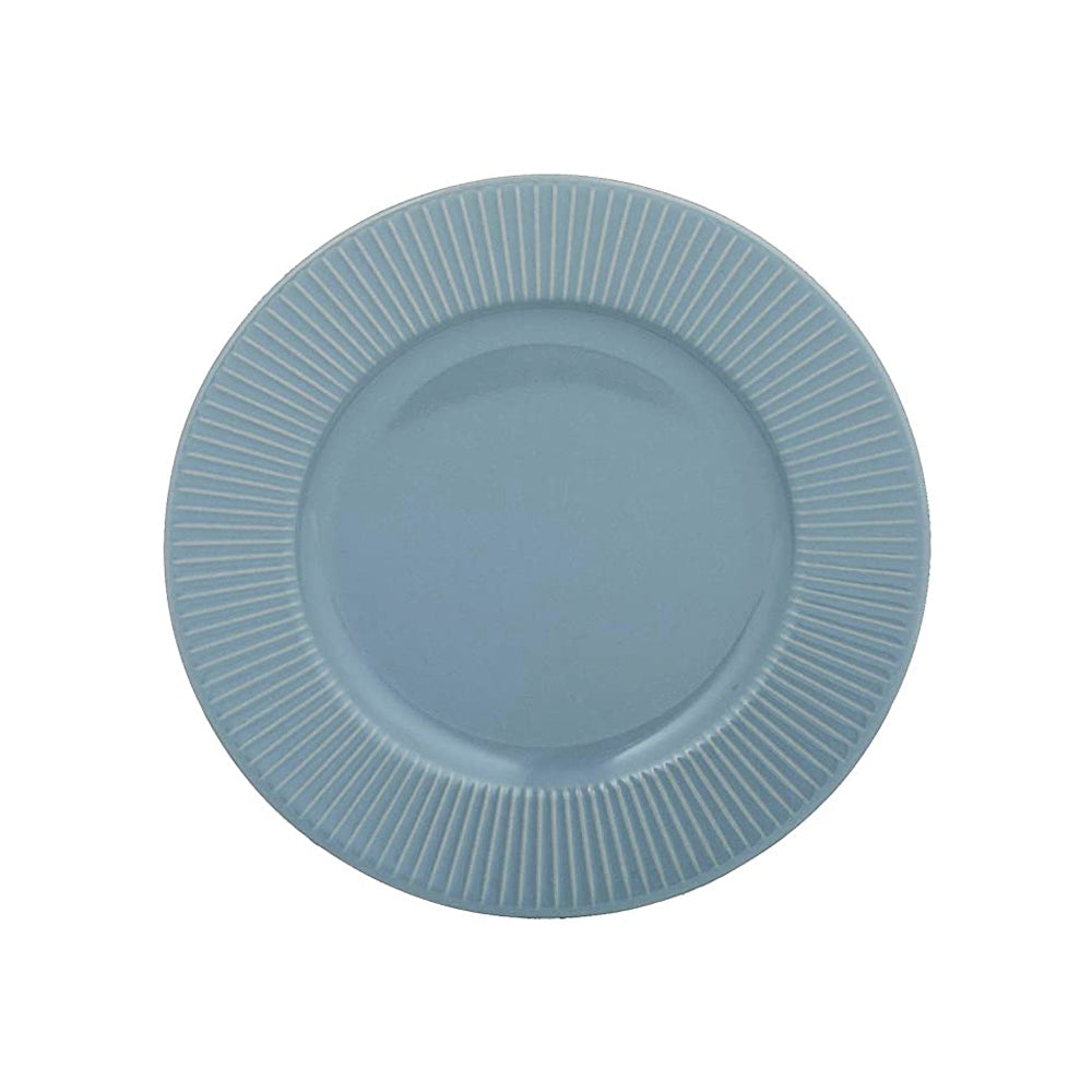Plato Ensalada Linear Azul Pastel 21cms