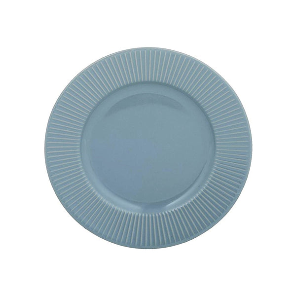 Plato Ensalada Linear Azul Pastel 21cms