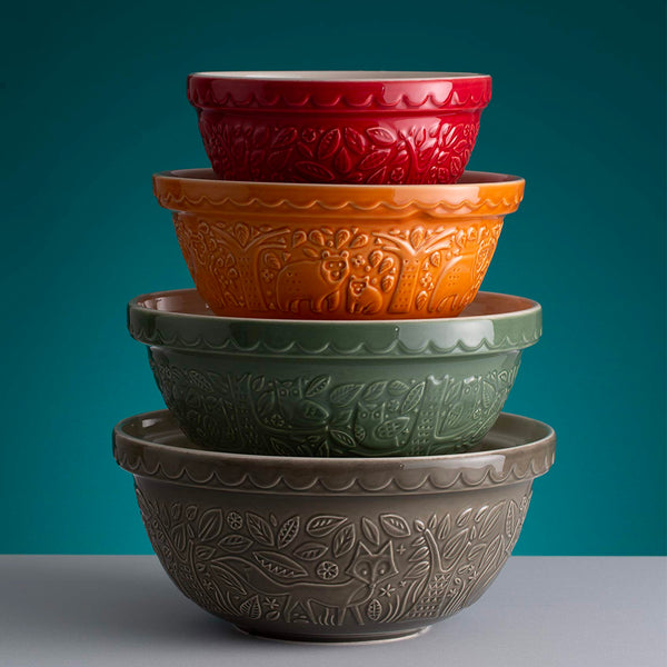 Bowl In The Forest Rojo 21cms