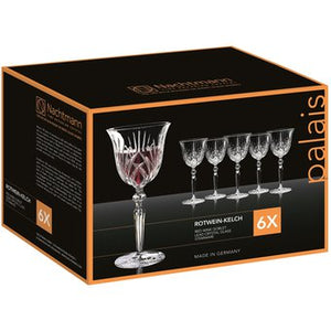 Set 6 copas Vino Tinto / Agua Palais Globet