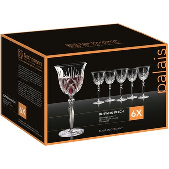 Set 6 copas Vino Tinto / Agua Palais Globet