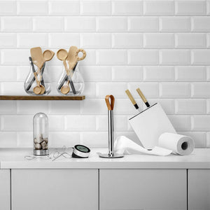 Porta Toalla Nova Cocina Nórdica Plateado