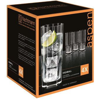 Set 4 Vasos Aspen Longdrink