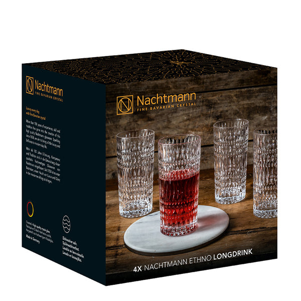 Set 4 Vasos Ethno Longdrink