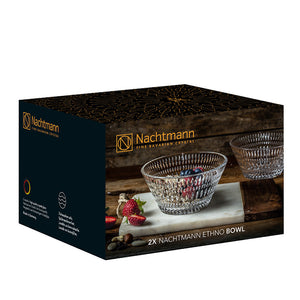Set 2 Bowls Ethno 17cms
