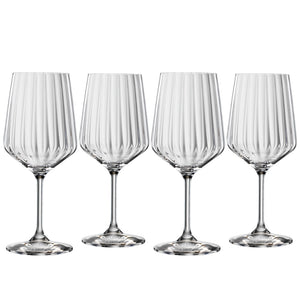 Set 4 Copas  Lifestyle Vino Tinto