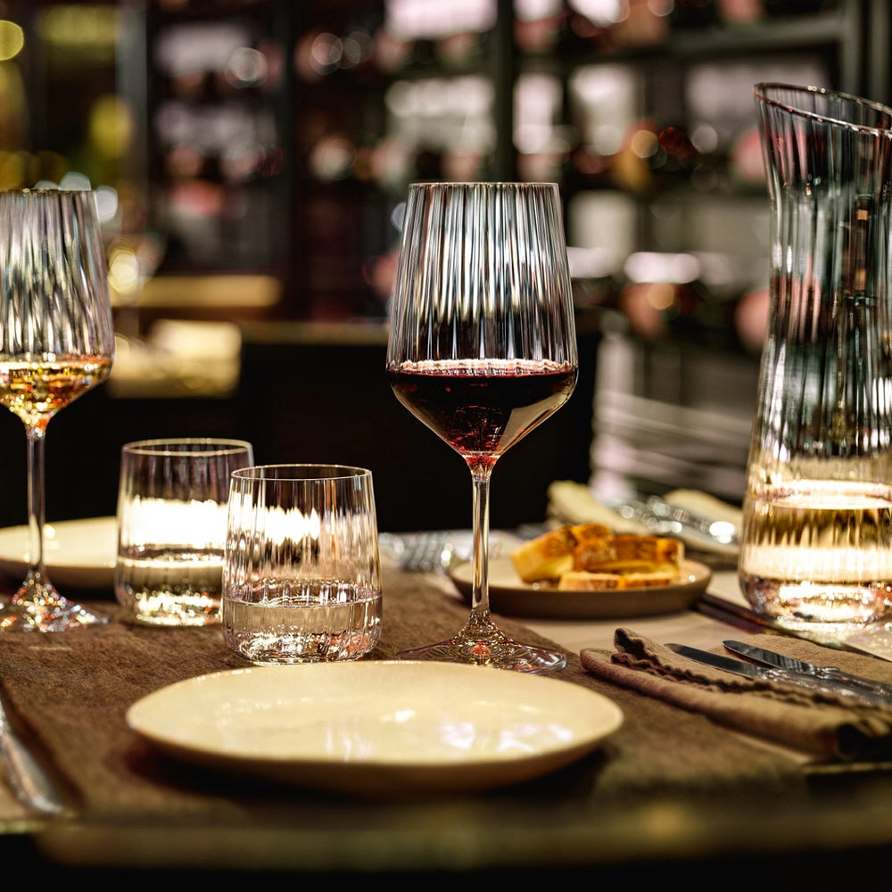 Set 4 Copas  Lifestyle Vino Tinto