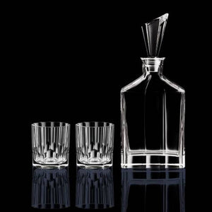 Set Botella Whisky 0,75 Lt y 2 Vasos Aspen
