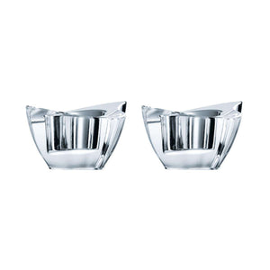 Set 2 Portavelas Cristal Manhattan