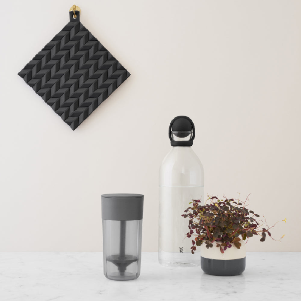 Toma Ollas HOLD-ON 2 pzs Negro