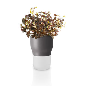 Macetero Pot Auto Riego Gris 9cms