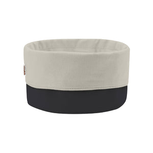 Panera Algodón Negro/Arena 23cms