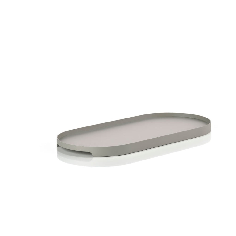 Bandeja Singles Ovalada Gris 16 cms