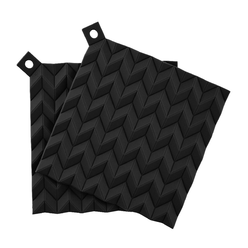 Toma Ollas HOLD-ON 2 pzs Negro