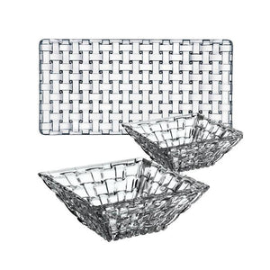 Set 1 plato Bossa Nova 18cms + 2 pocillos 12cms