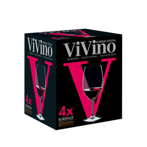 Set 4 copas ViVino Bordeaux
