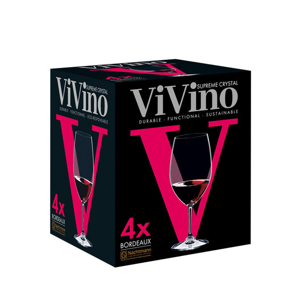 Set 4 copas ViVino Bordeaux